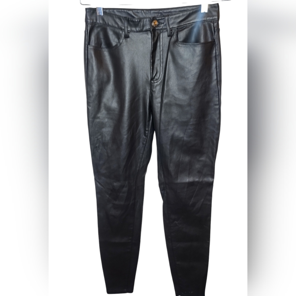 Free People Faux Leather Pants 28 - Picture 3 of 6